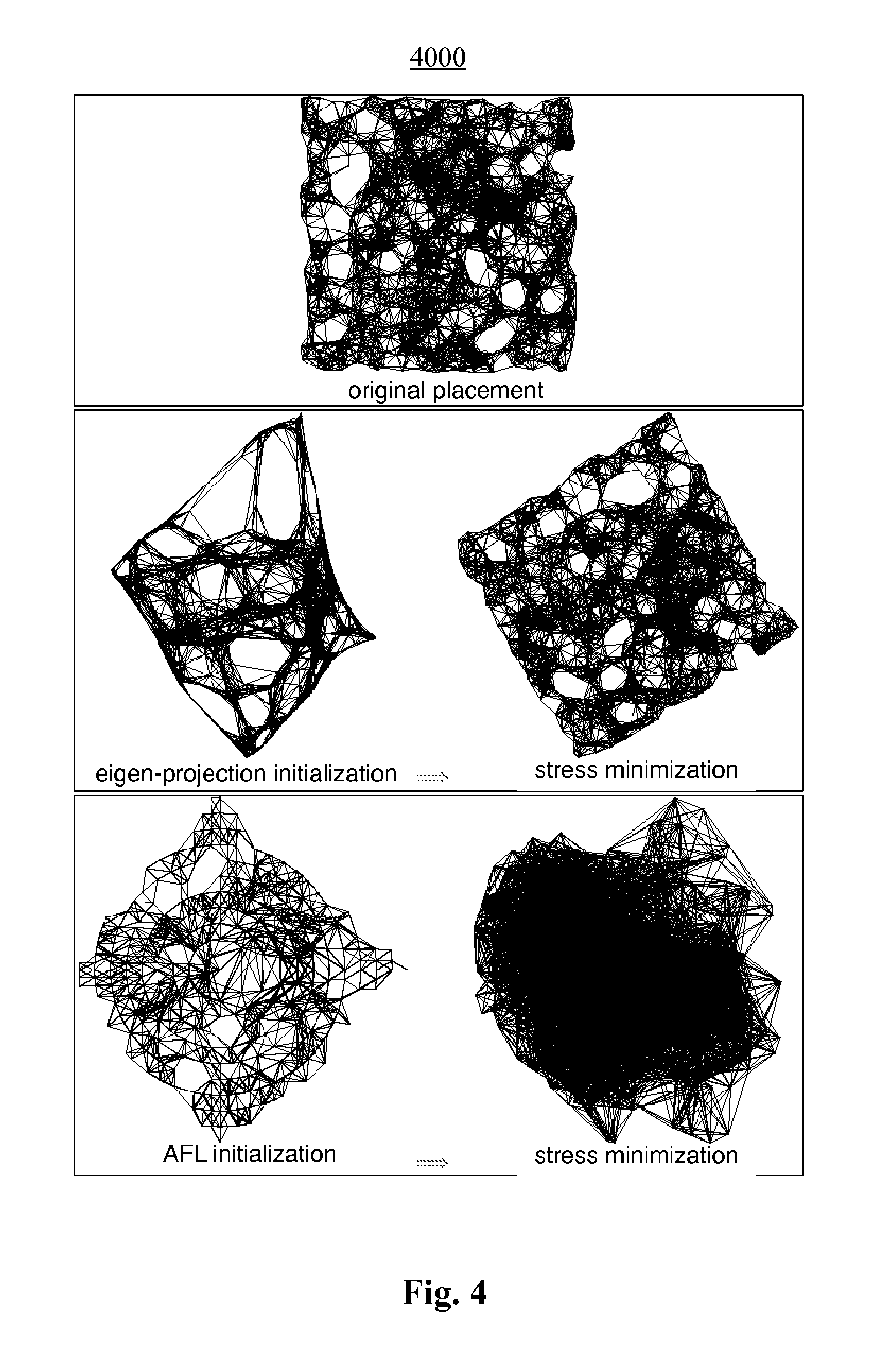 Distributed graph layout for sensor node networks