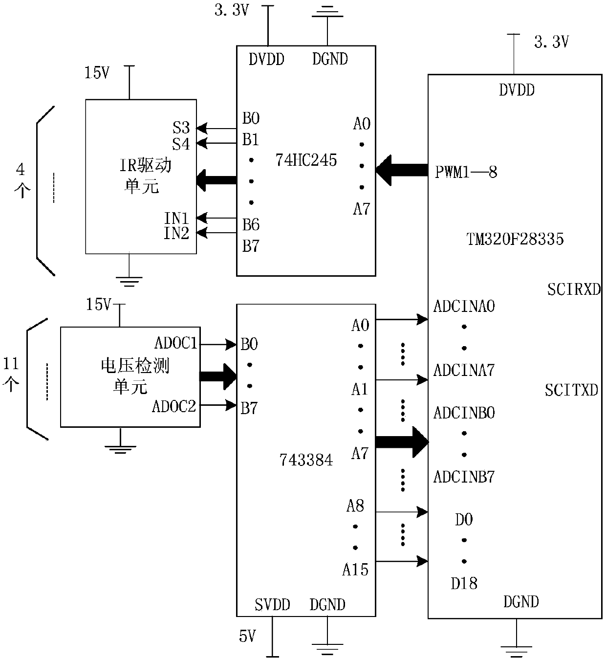 Overvoltage protective device and overvoltage protective method applicable to wind power hydrogen production and energy storage system grid connection