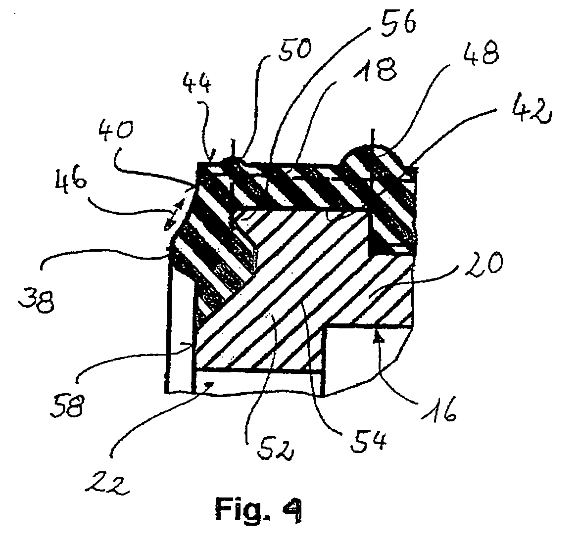 Piston for a hydraulic brake system and master cylinder equipped therewith