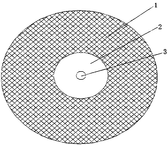 Magnetic hernia patch and magnetic scalpel matched with same for use