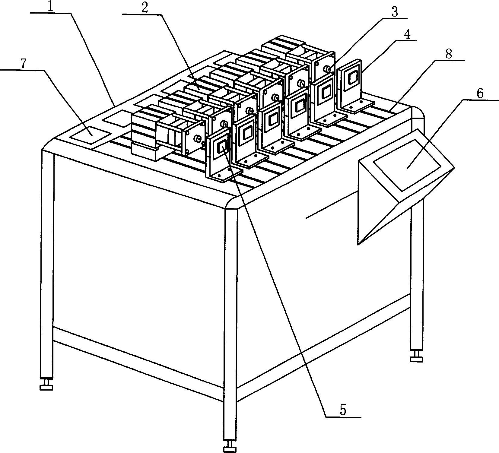 Multifunctional rotating switch test machine