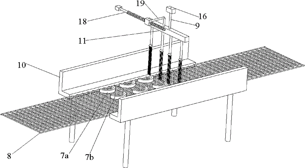 Method and device for industrially recycling waste tire based on ultrahigh pressure water jet technology