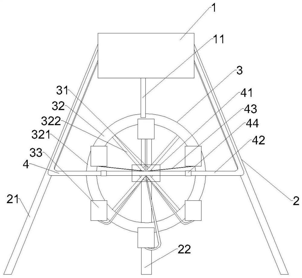 Green plant cultivation device for indoor decoration design