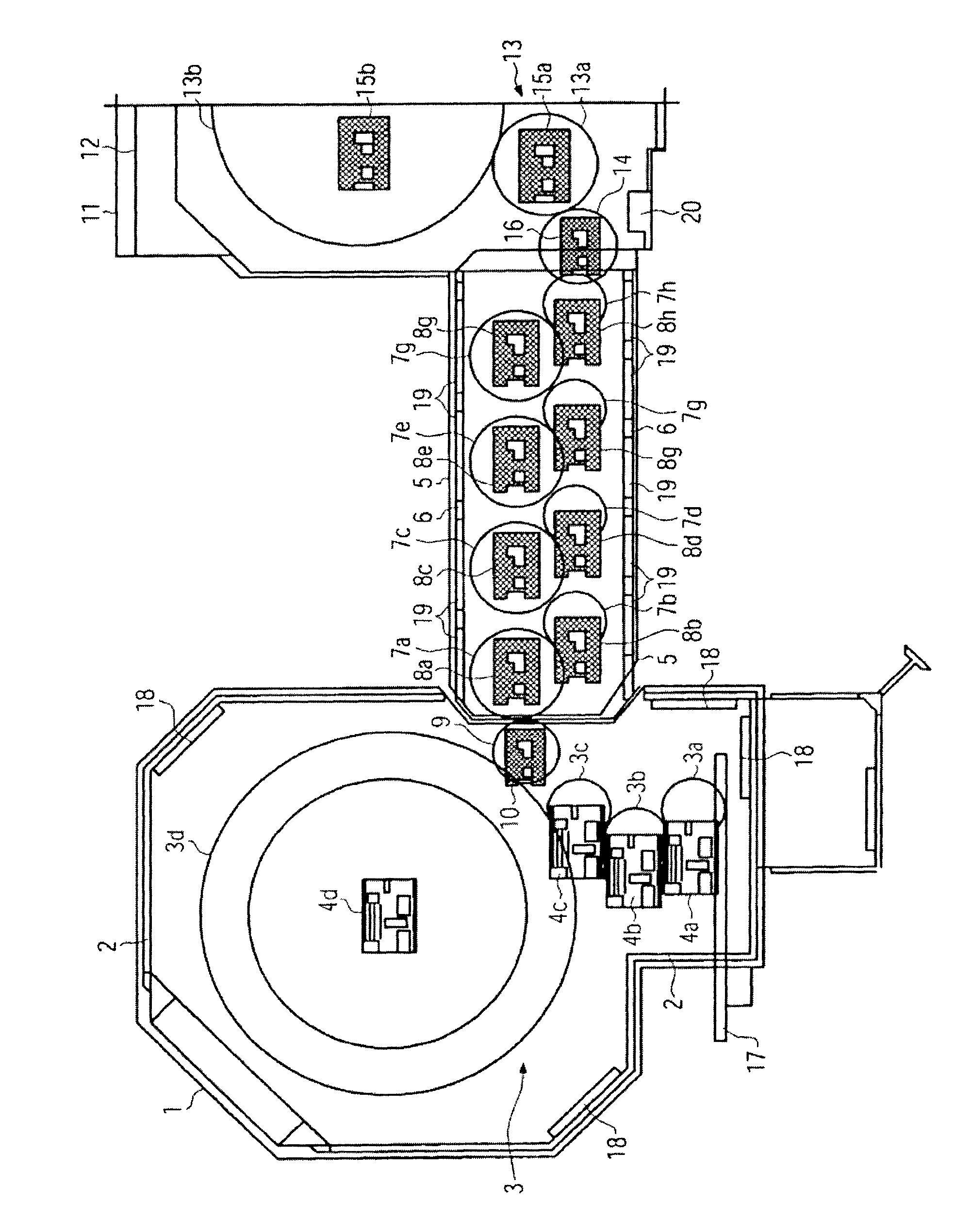 Bottle treatment system having safety unit