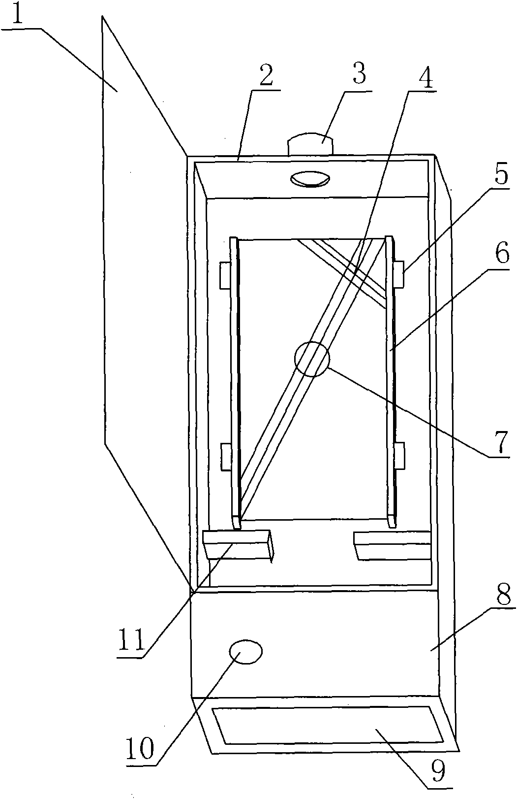 Automatic dust cleaner for blackboard eraser