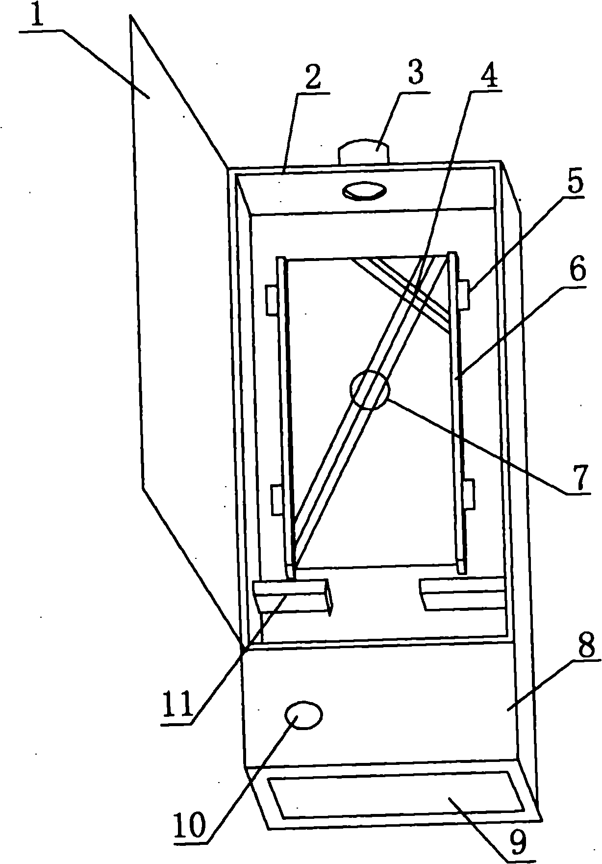 Automatic dust cleaner for blackboard eraser