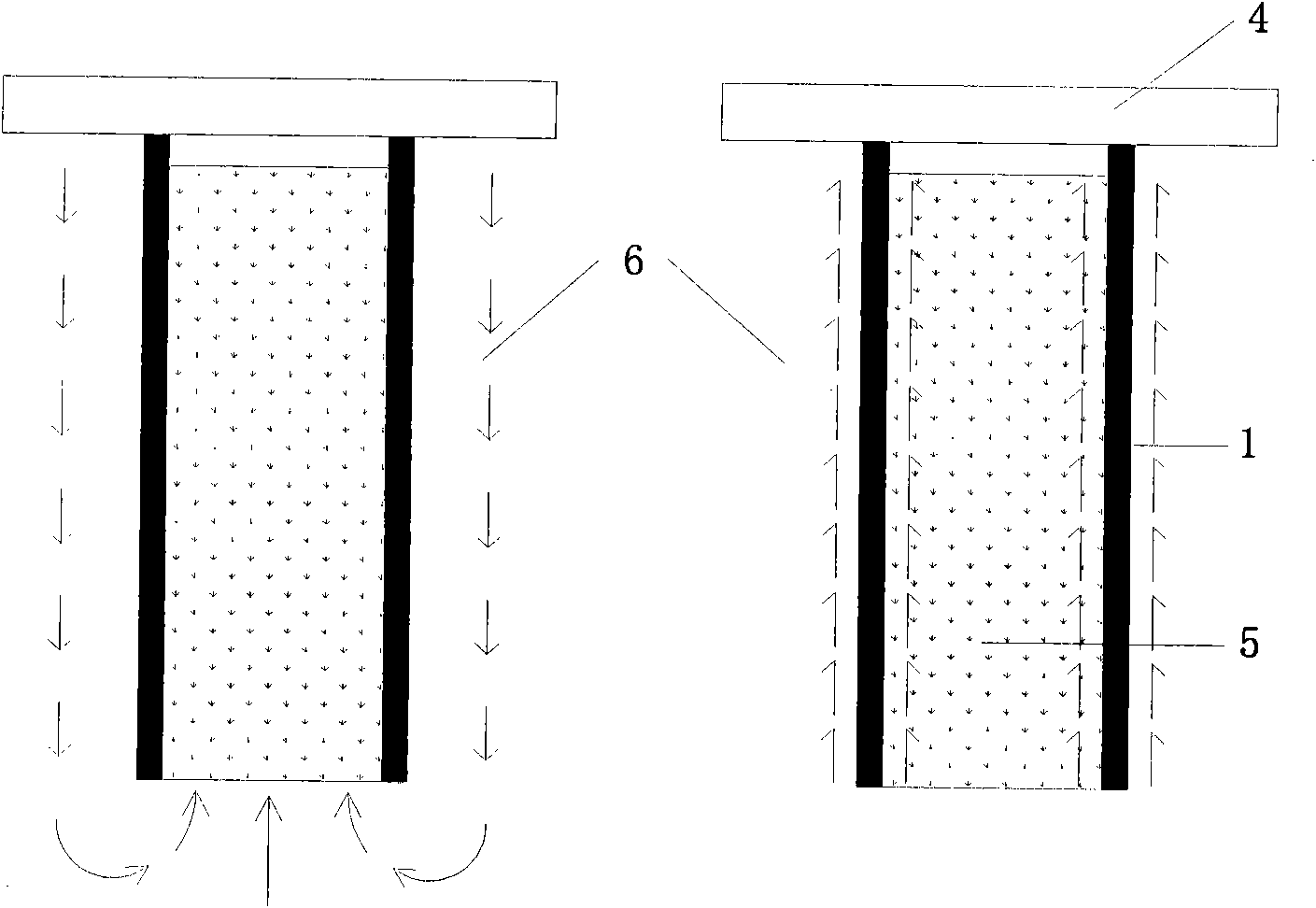 Large-diameter thin-wall cylindrical pile mesh combined structure with pile cap and construction method thereof