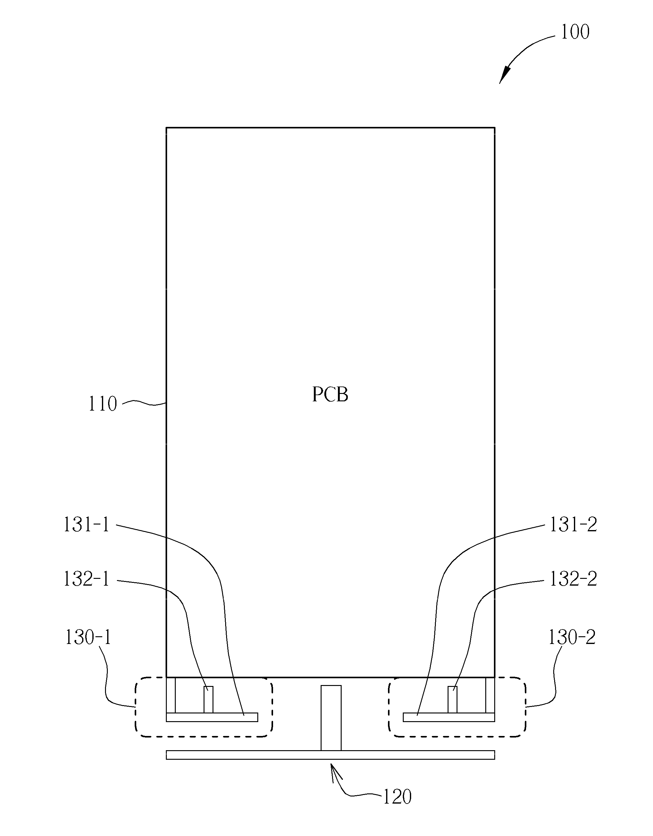 Apparatus for controlling electric field distribution by utilizing short trace structures