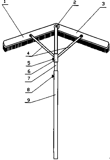 Adjustable-width mop