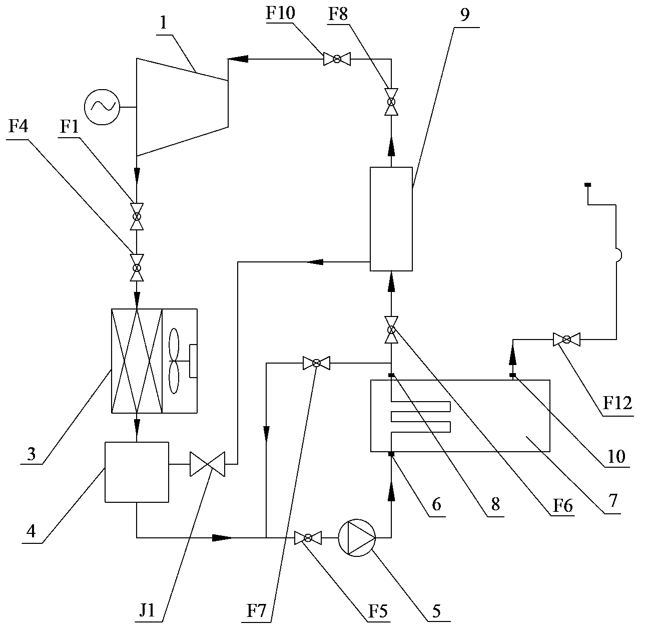 An engine waste heat recovery and utilization system using organic working medium as coolant