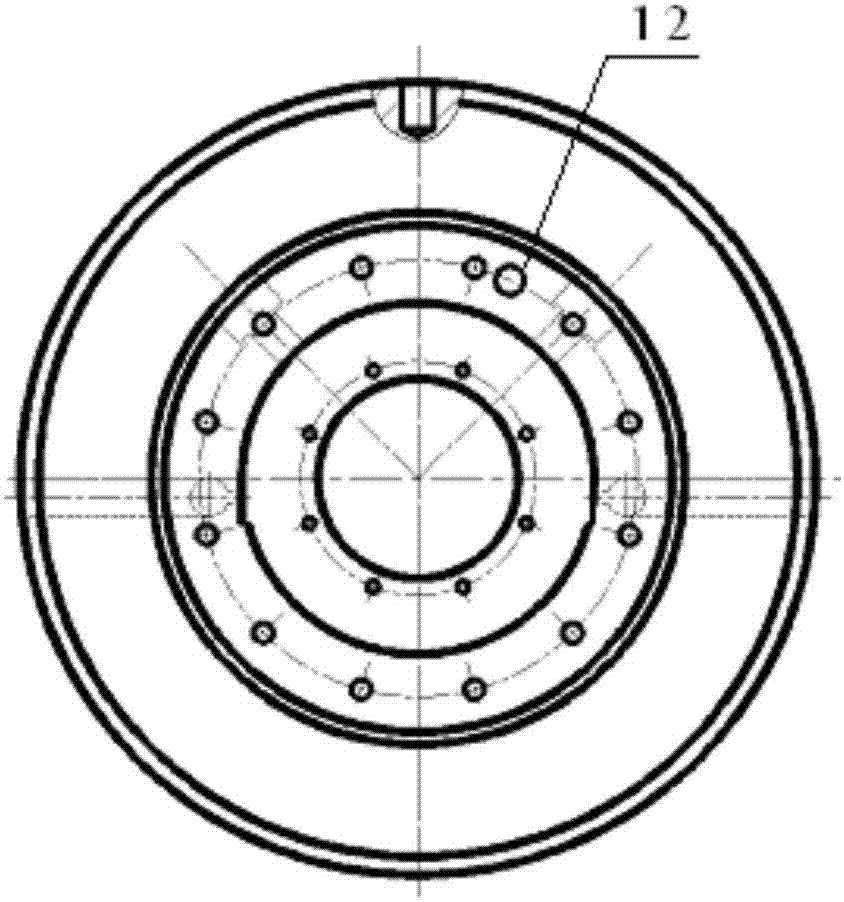 Liquid rocket engine turbopump flexible rotor high-speed dynamic balance supporting device