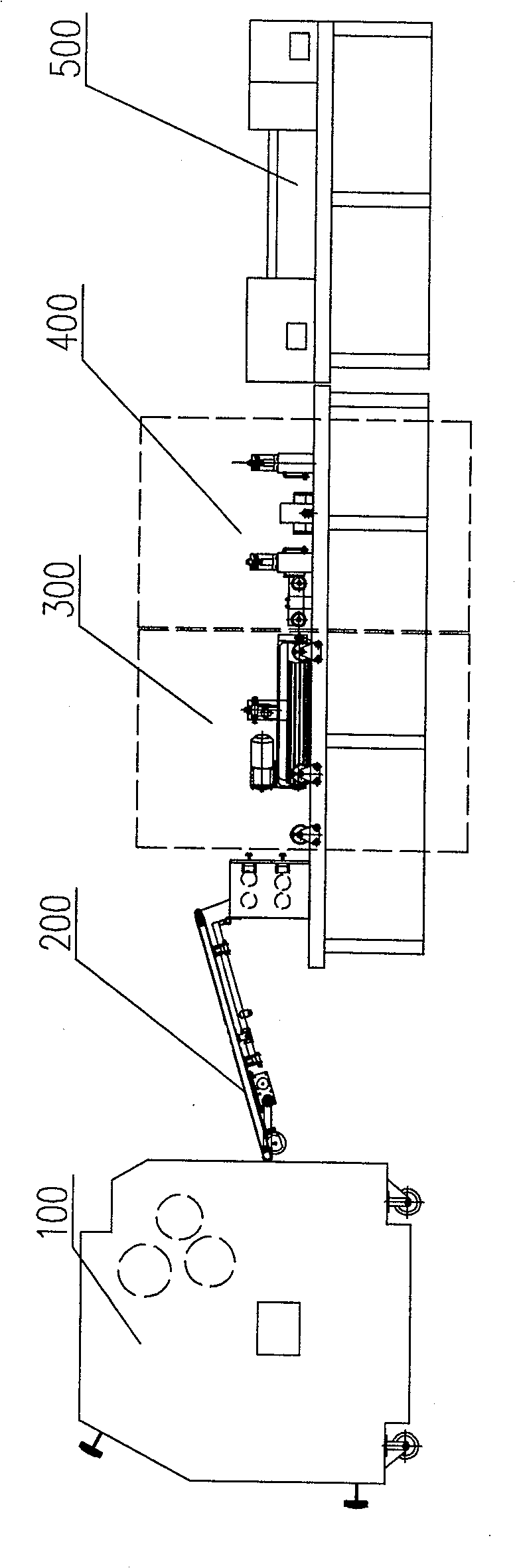 Equipment for producing round steamed bread