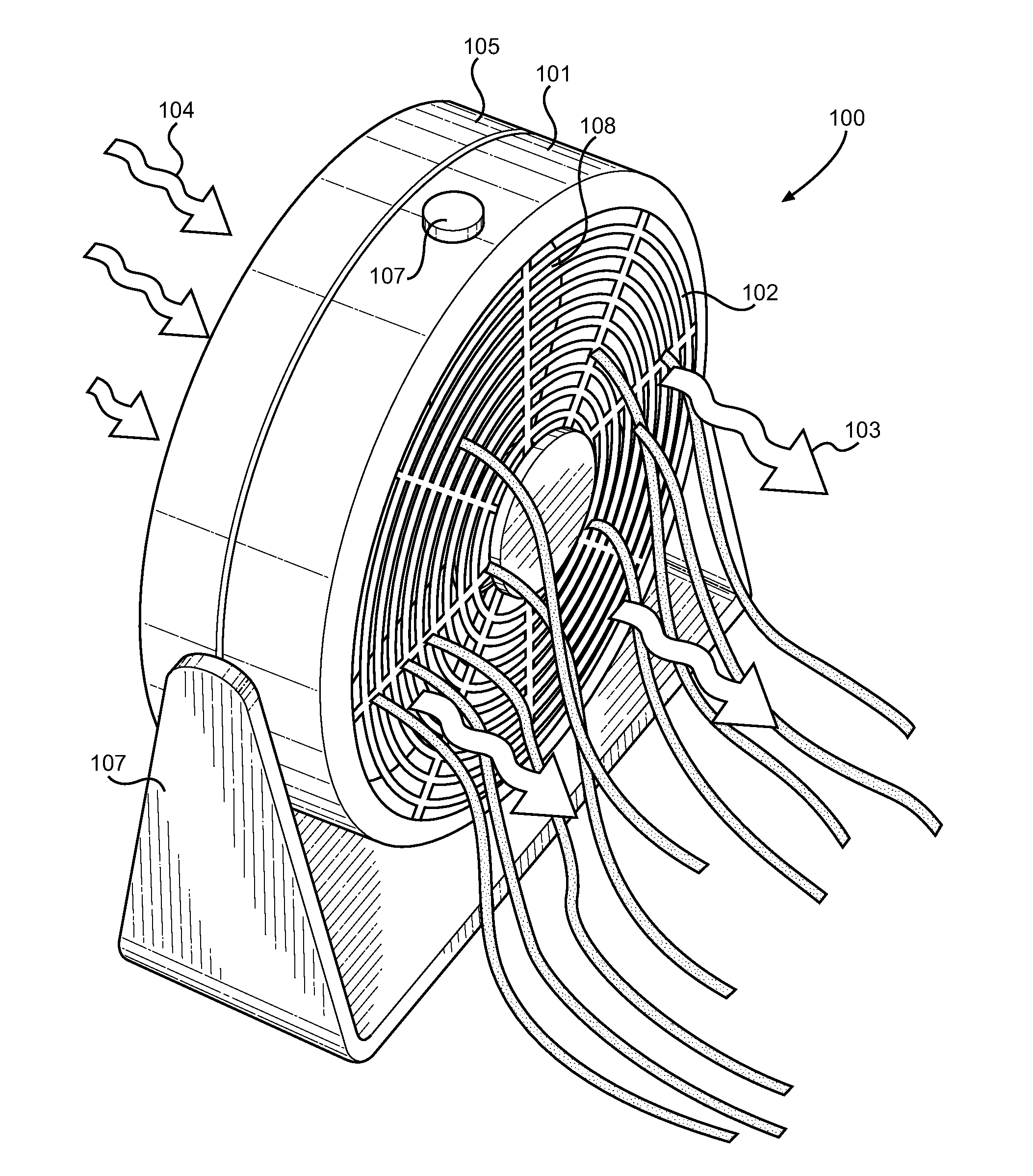 Noise Producing Fan