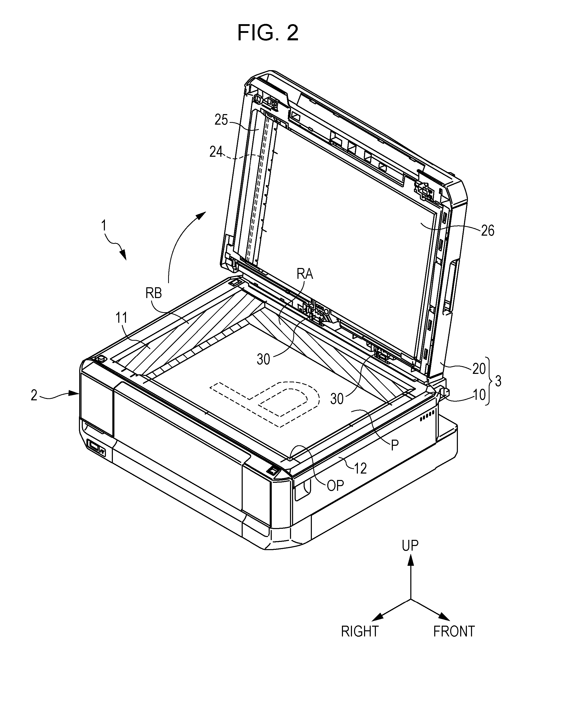 Image reading device and recording device