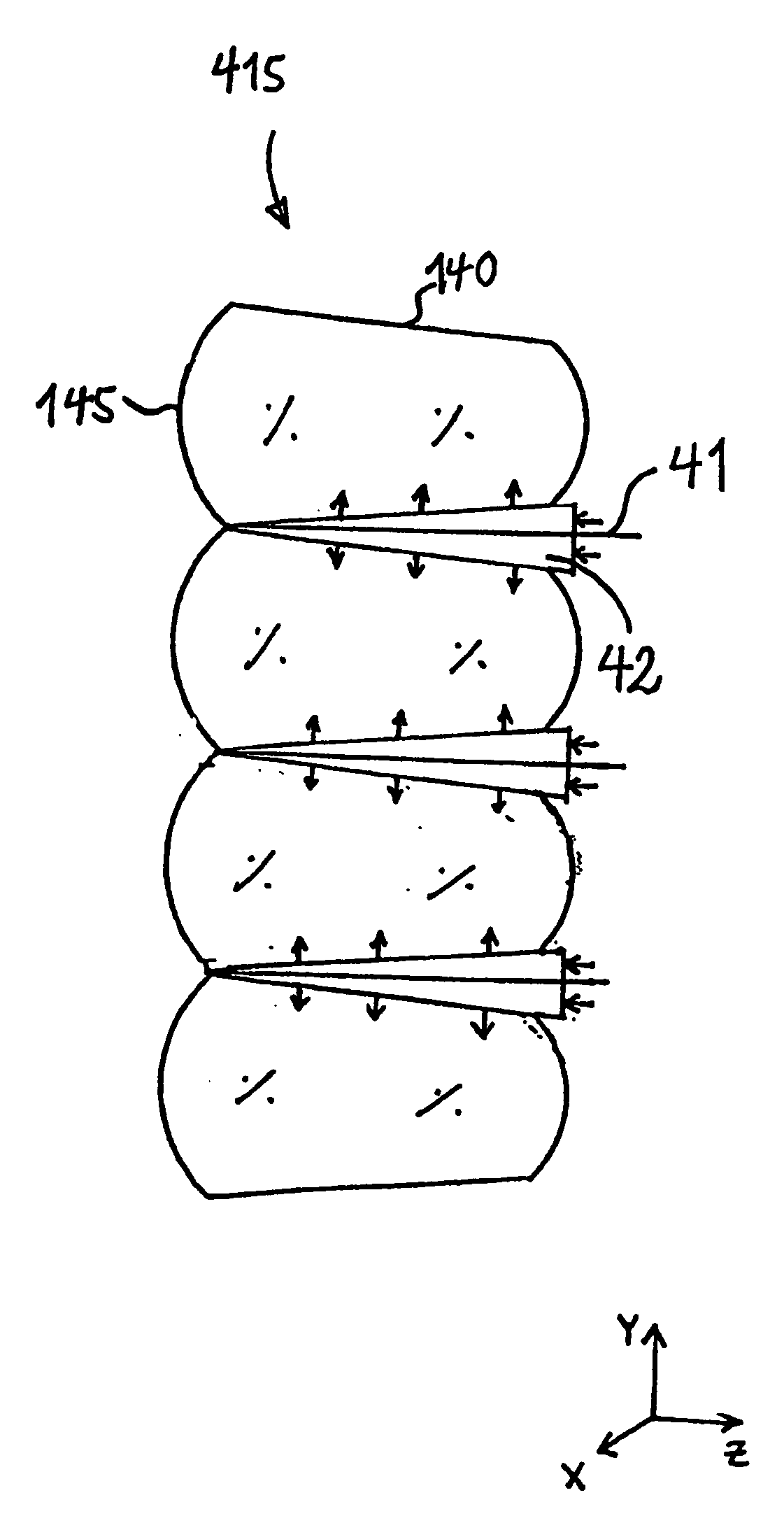 Fly's eye condenser and illumination system therewith