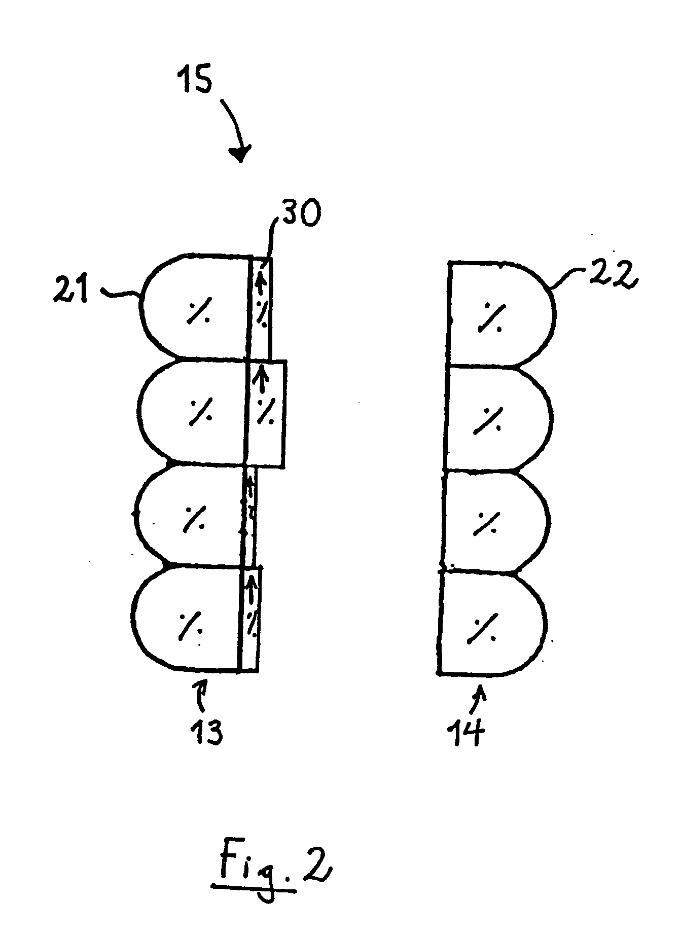 Fly's eye condenser and illumination system therewith