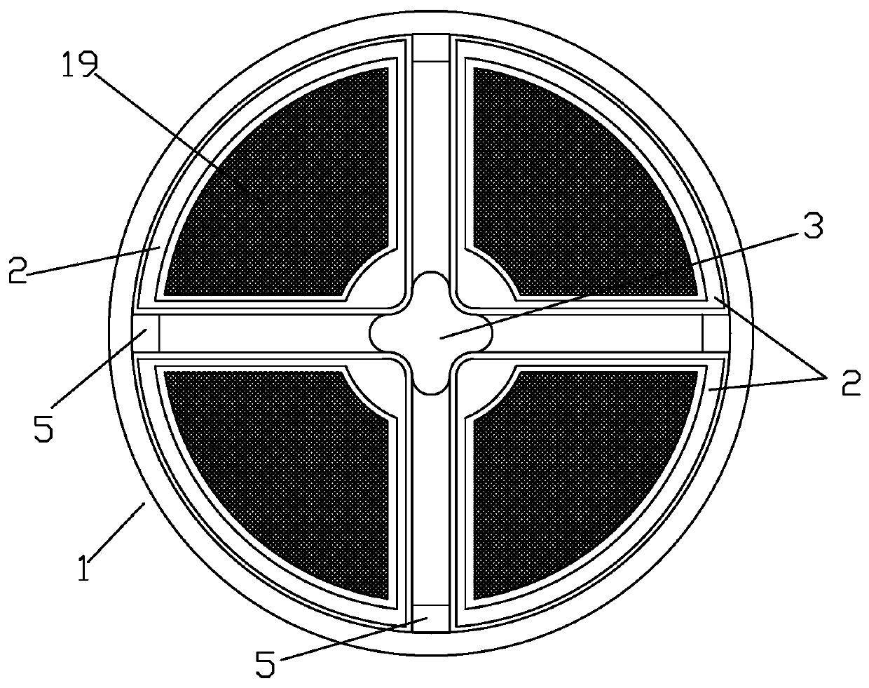 Splitting plastic frame applied to insect breeding and breeding method thereof