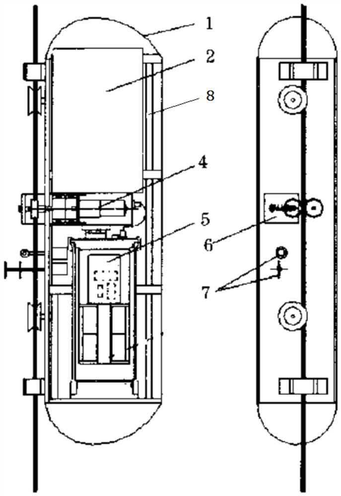 Tethered underwater lifting platform