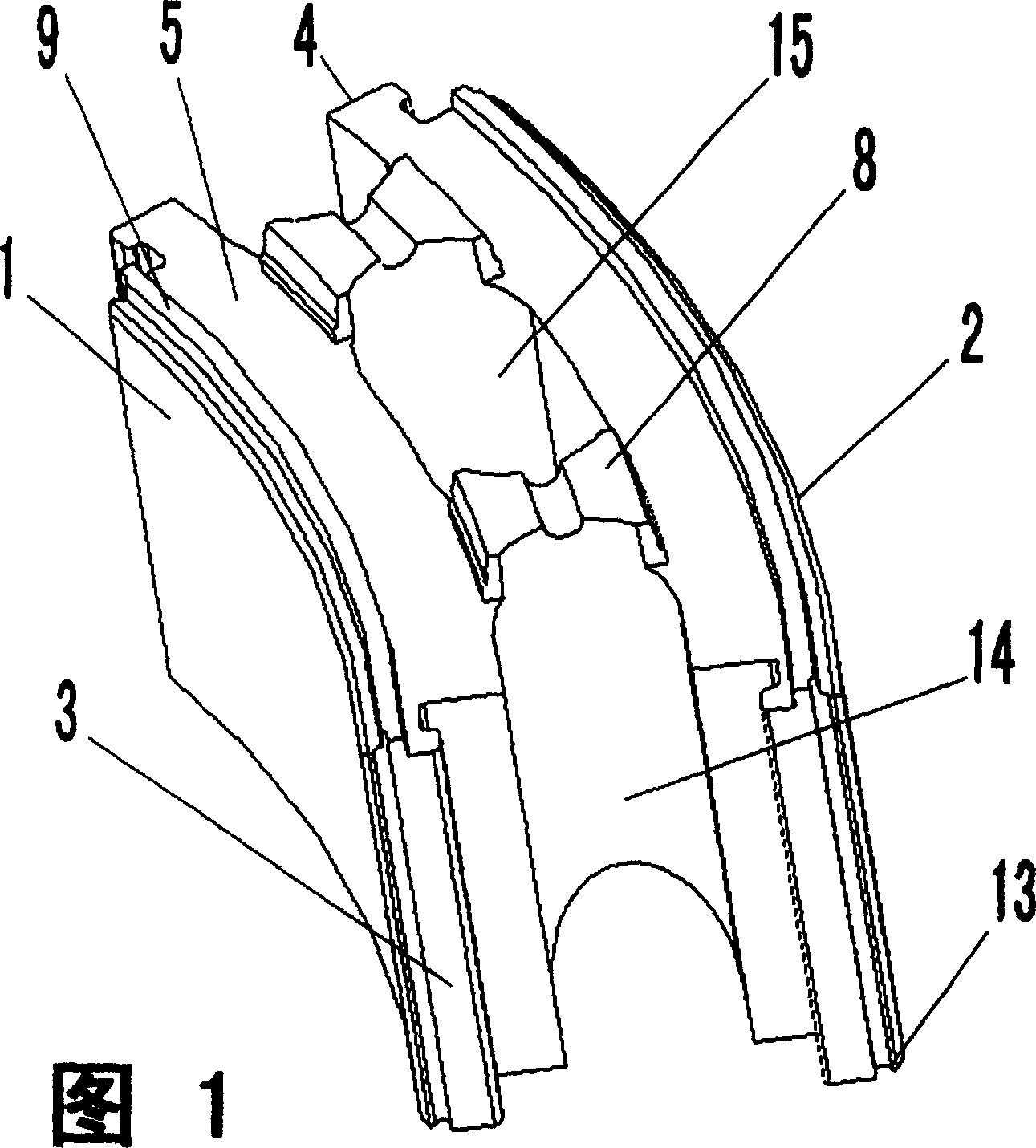 Wall module of well walls and method for building wall bodies of well walls by using module