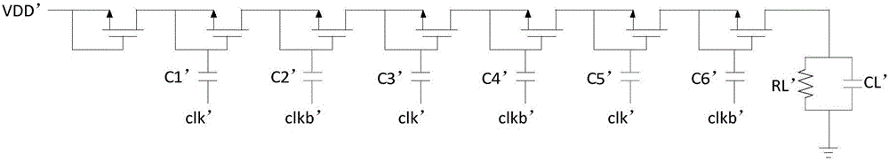 Charging capacitor and pump circuit