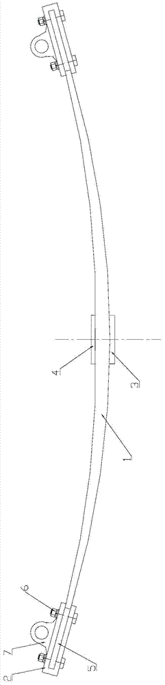 Composite leaf springs and automotive