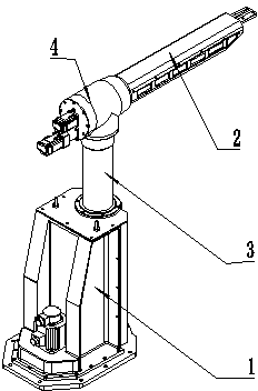 Cylindrical coordinate robot