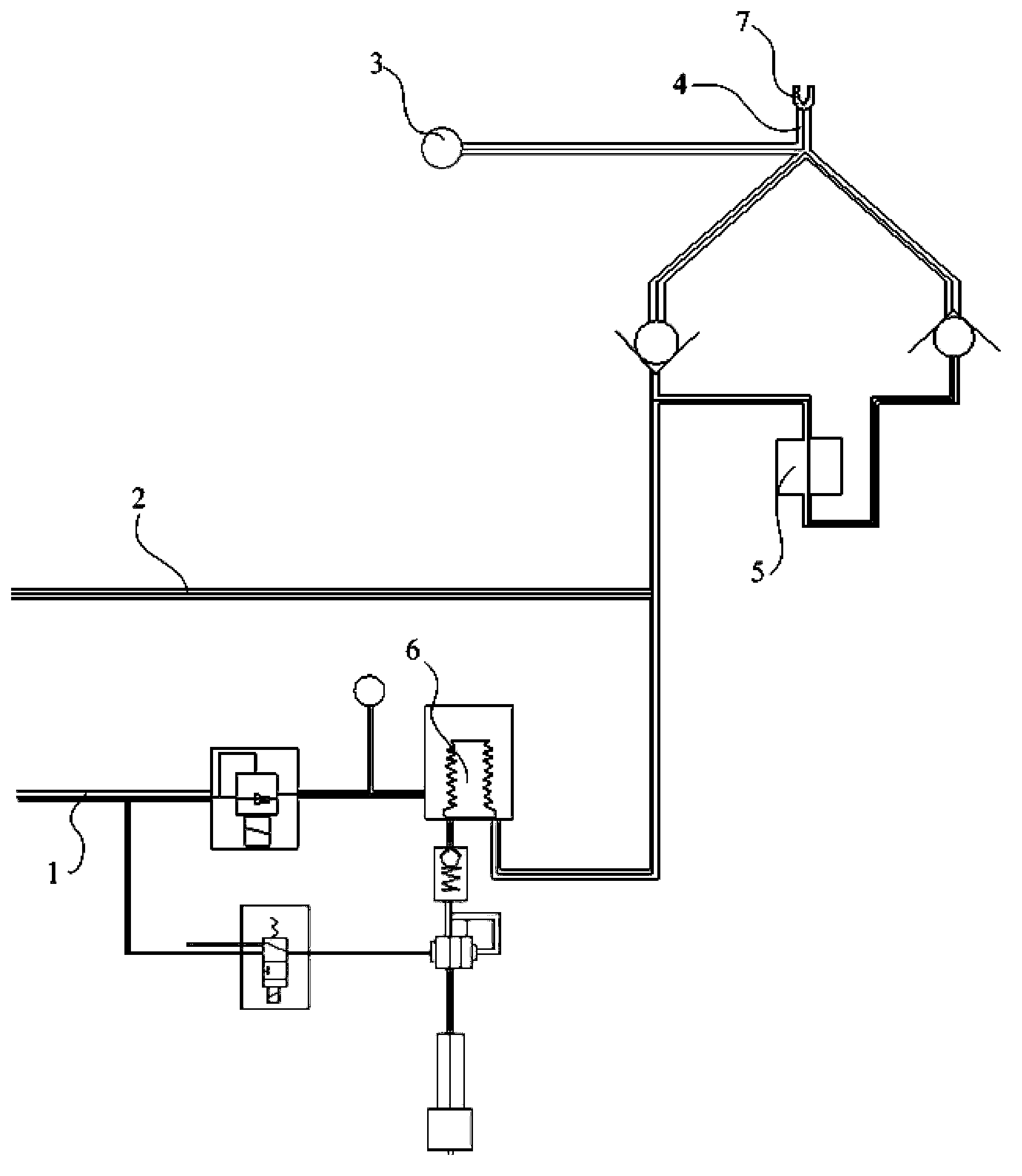 Detection method and detection device for anesthesia machine controlled leakage and compliance test pipelines