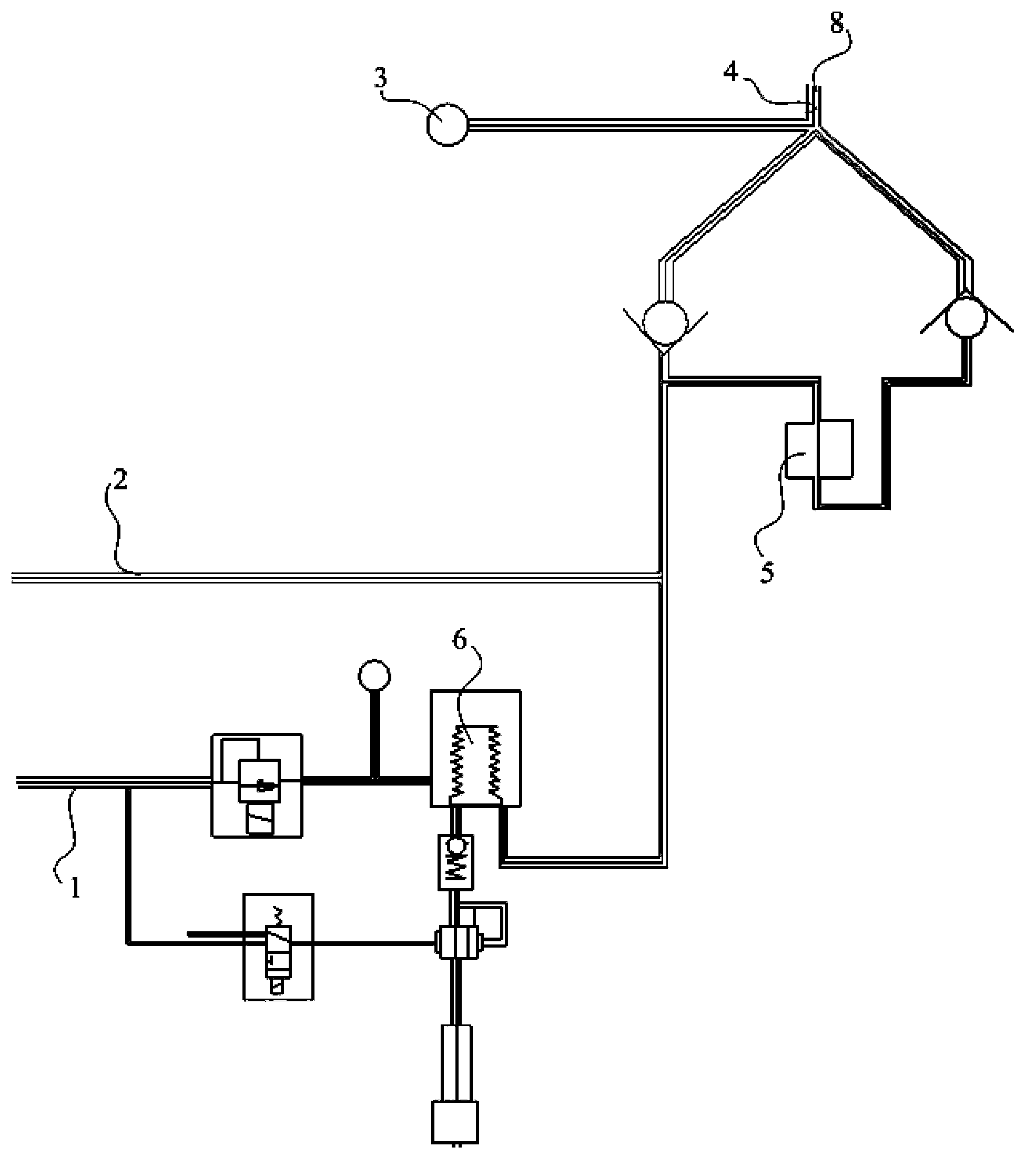 Detection method and detection device for anesthesia machine controlled leakage and compliance test pipelines