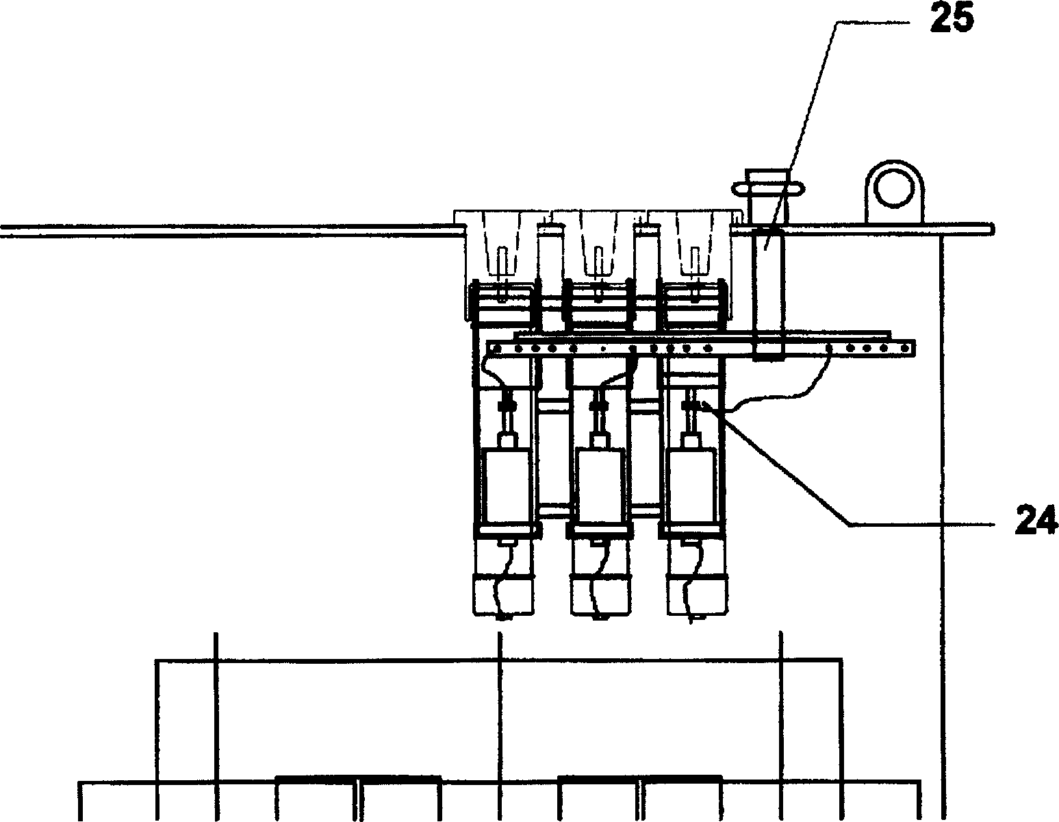 Submersible transformer using device with circuit braker and fuse for self-protecting