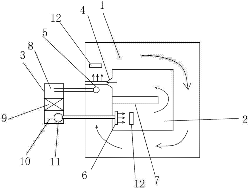 Algal facies water prawn and shell connection circulating aquaculture system