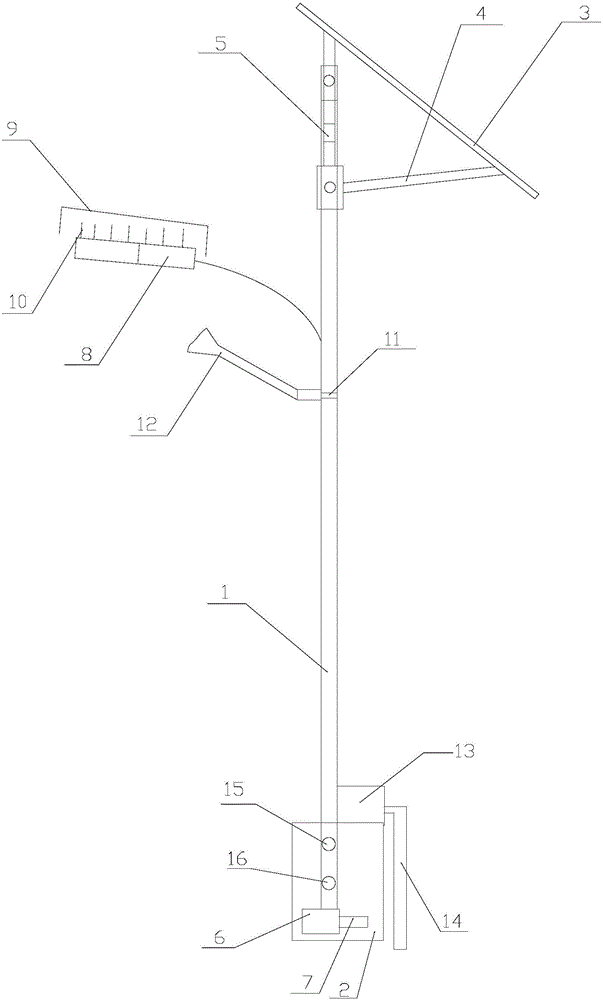 Multifunctional road lamp