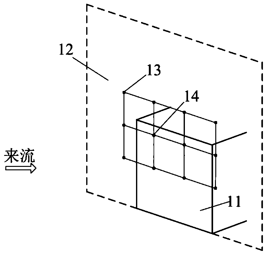 Calculation method of target trajectory tracking for wind-driven rainfall