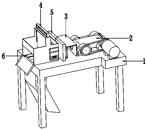 Bamboo shoot slicing device with peeling function