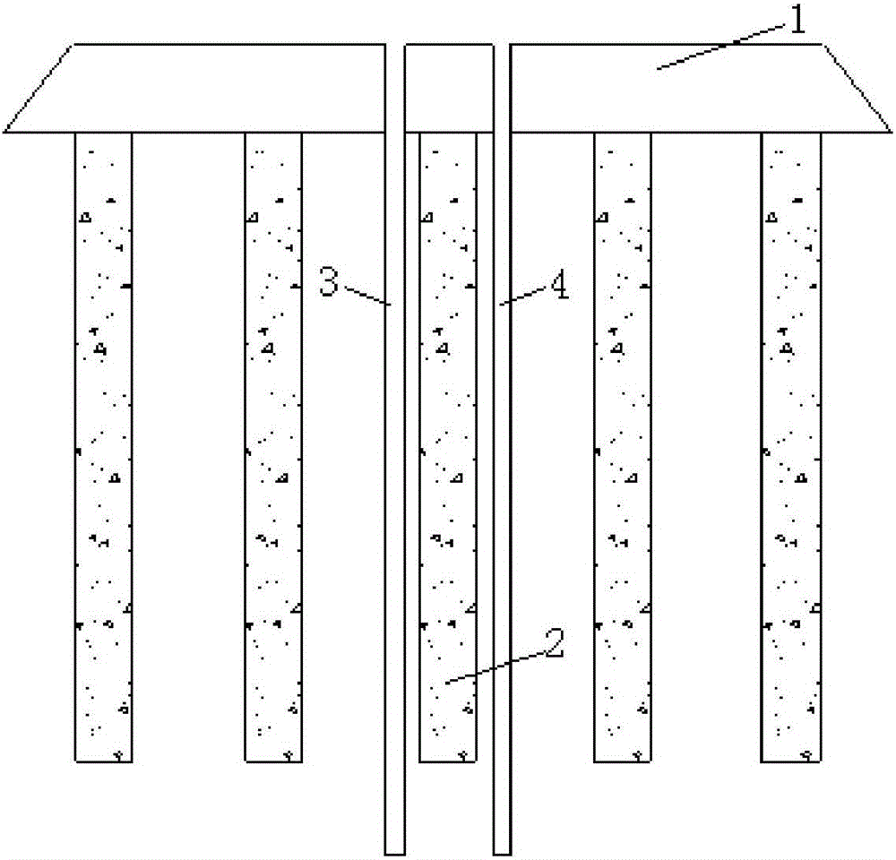 Pile foundation length testing method based on thermal response