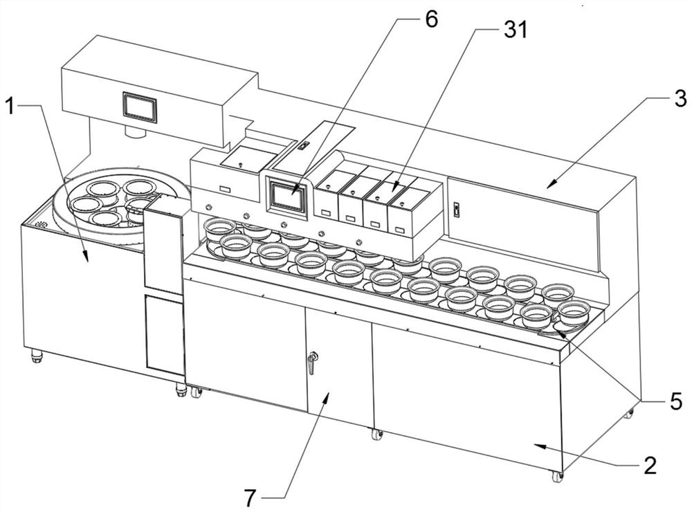 Automatic noodle cooking workstation and operation method