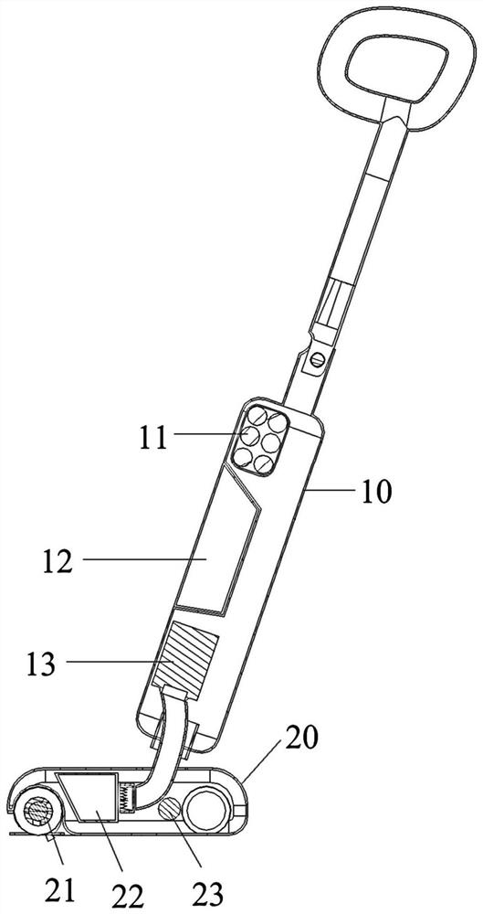 Ground cleaning device