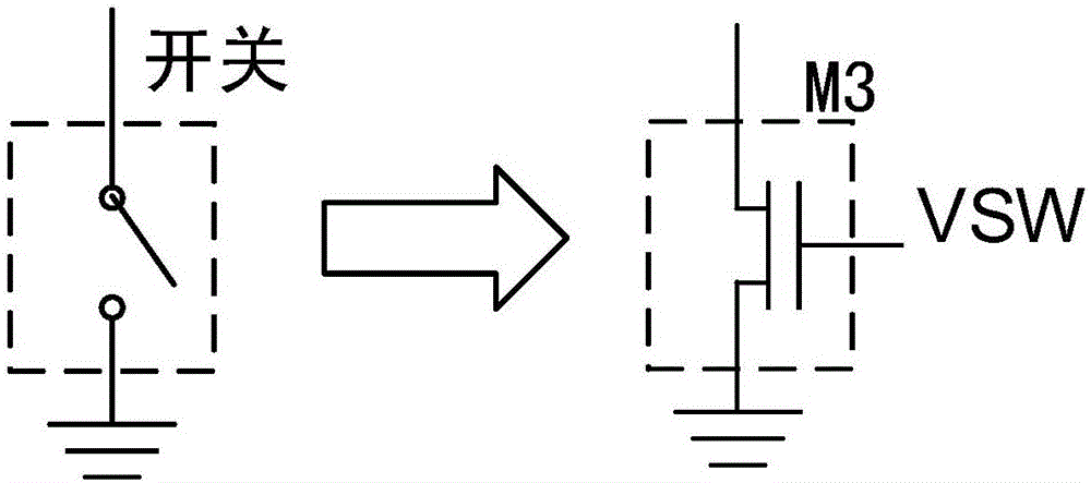 Wide-band radio frequency power amplifier with standby mode, chip and communication terminal