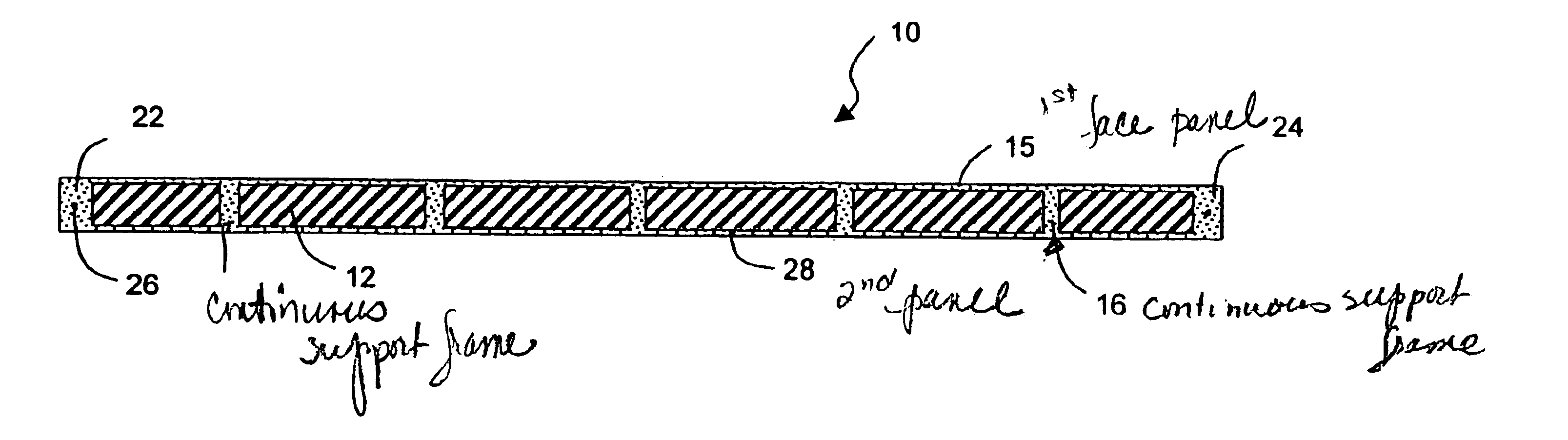 Fiber-reinforced sandwich panel