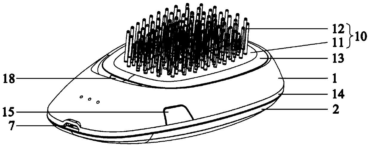 Multifunctional nursing comb