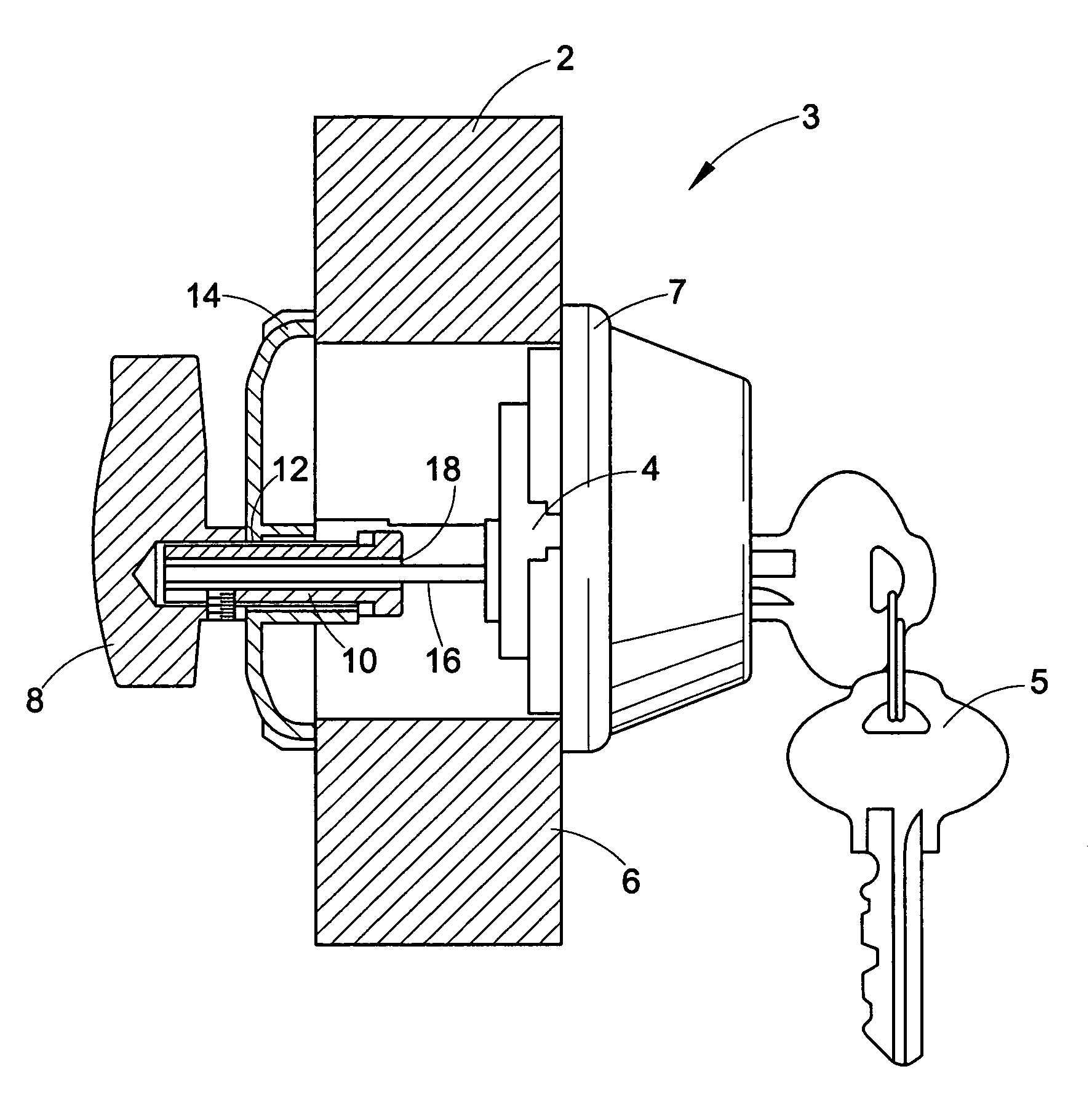 Dead locking deadbolt