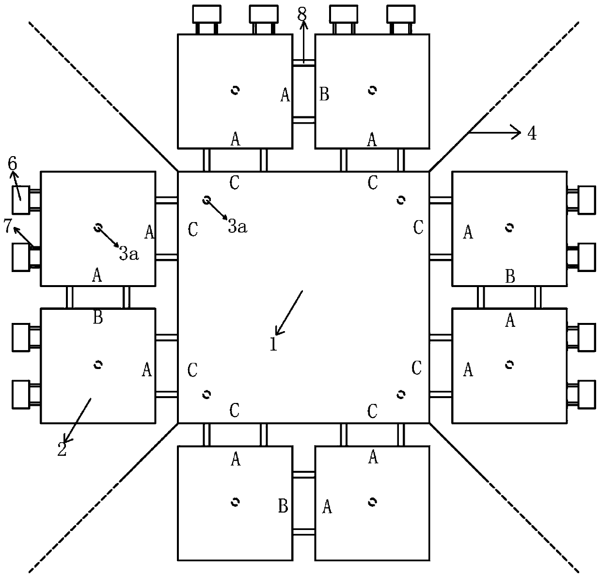 Ultra-Large Floating Platforms Based on Modular and Hybrid Moorings