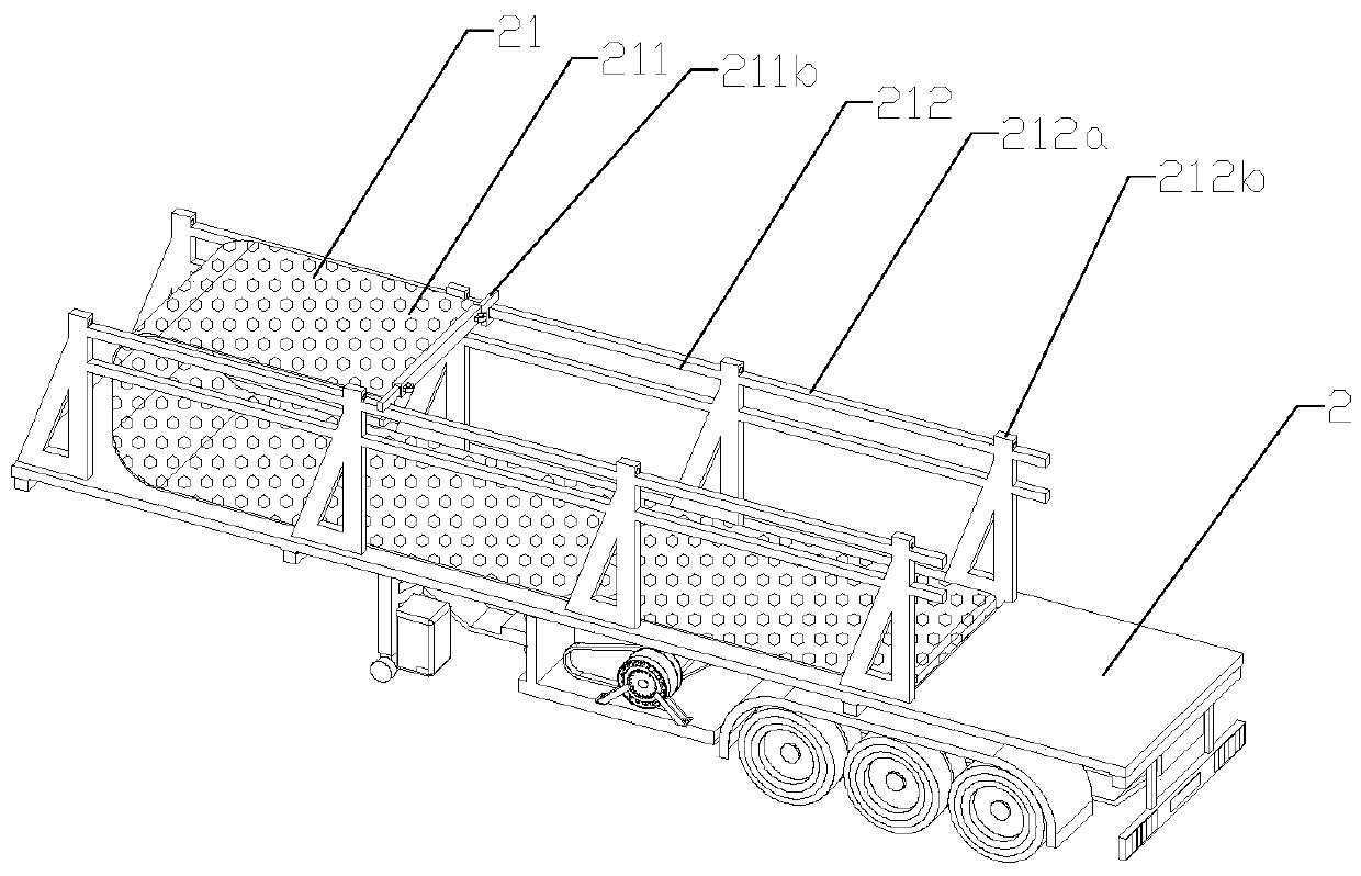 Semi-trailer truck with inertia forward impact protection function