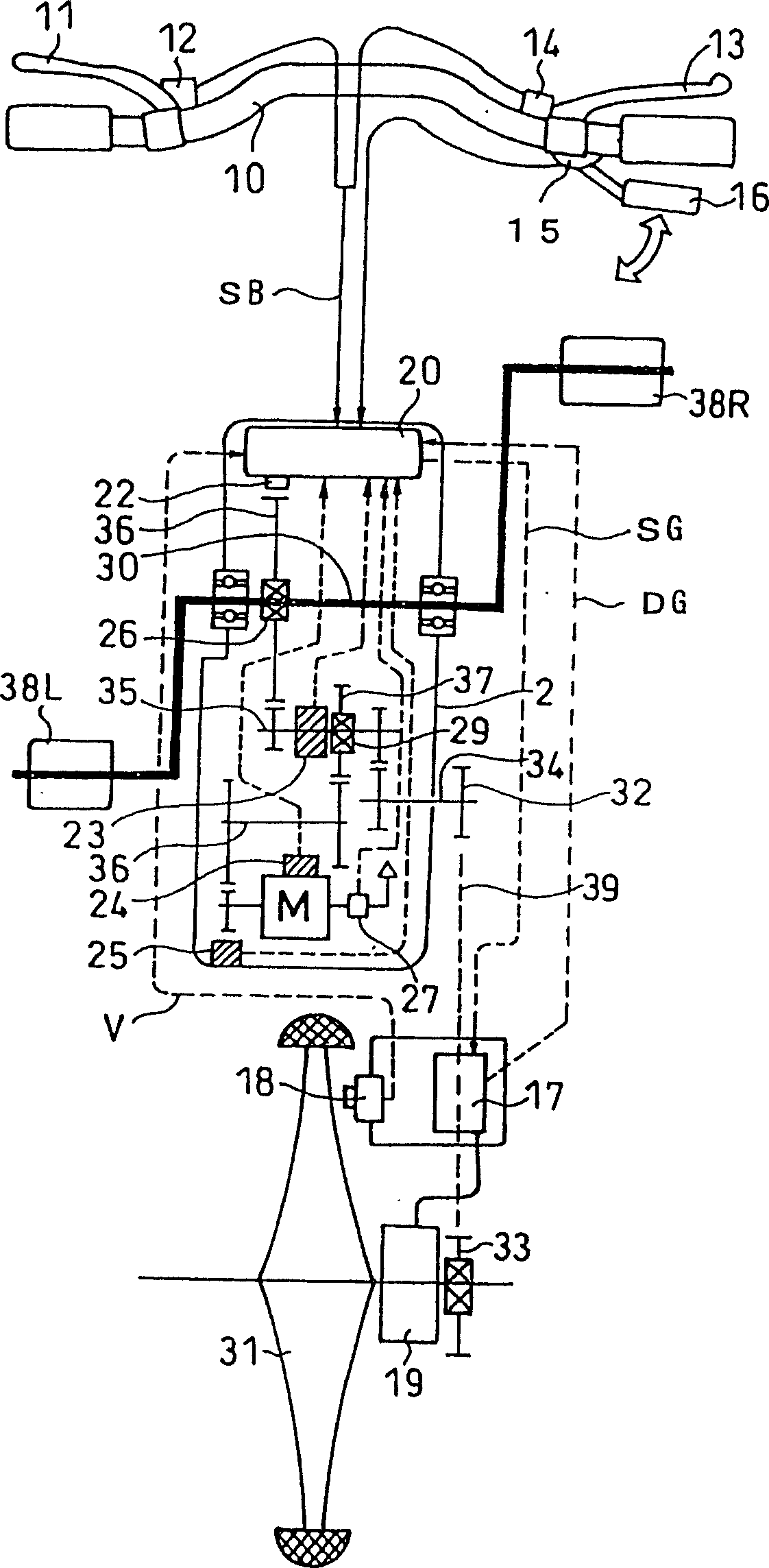 Motor-driven bicycle