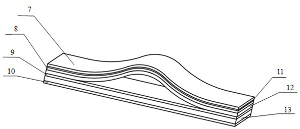 Novel composite material and swing type friction nanometer generator using same