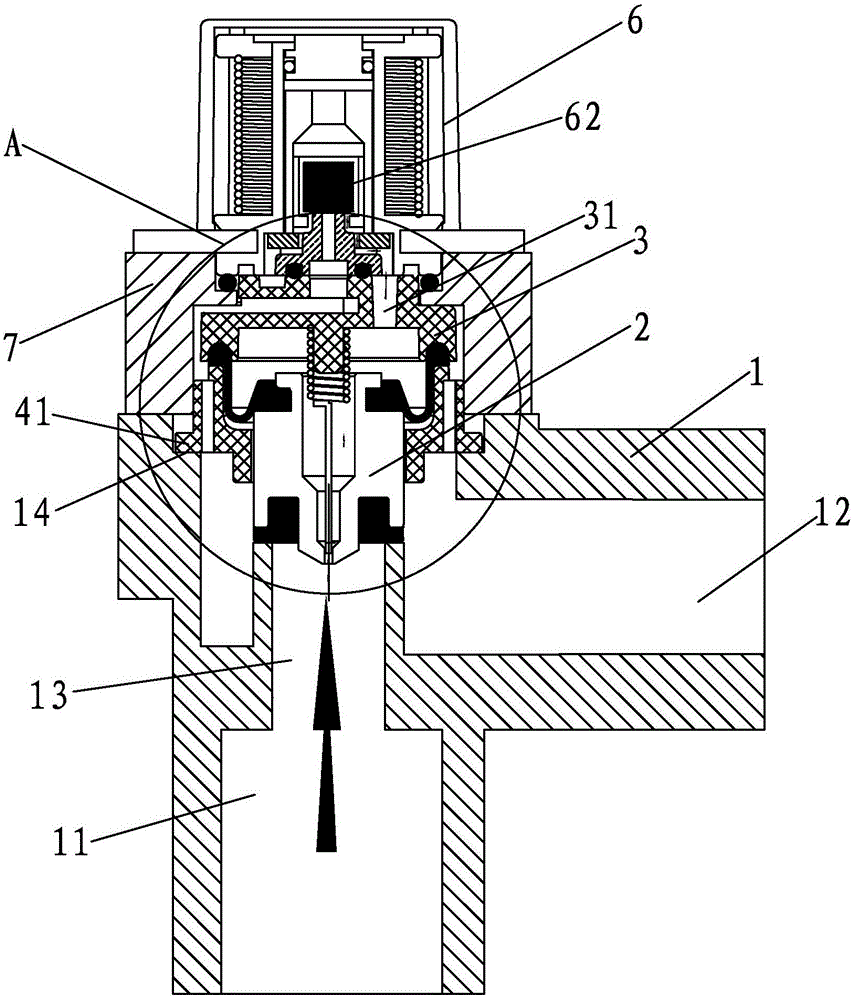 Waterway control valve structure