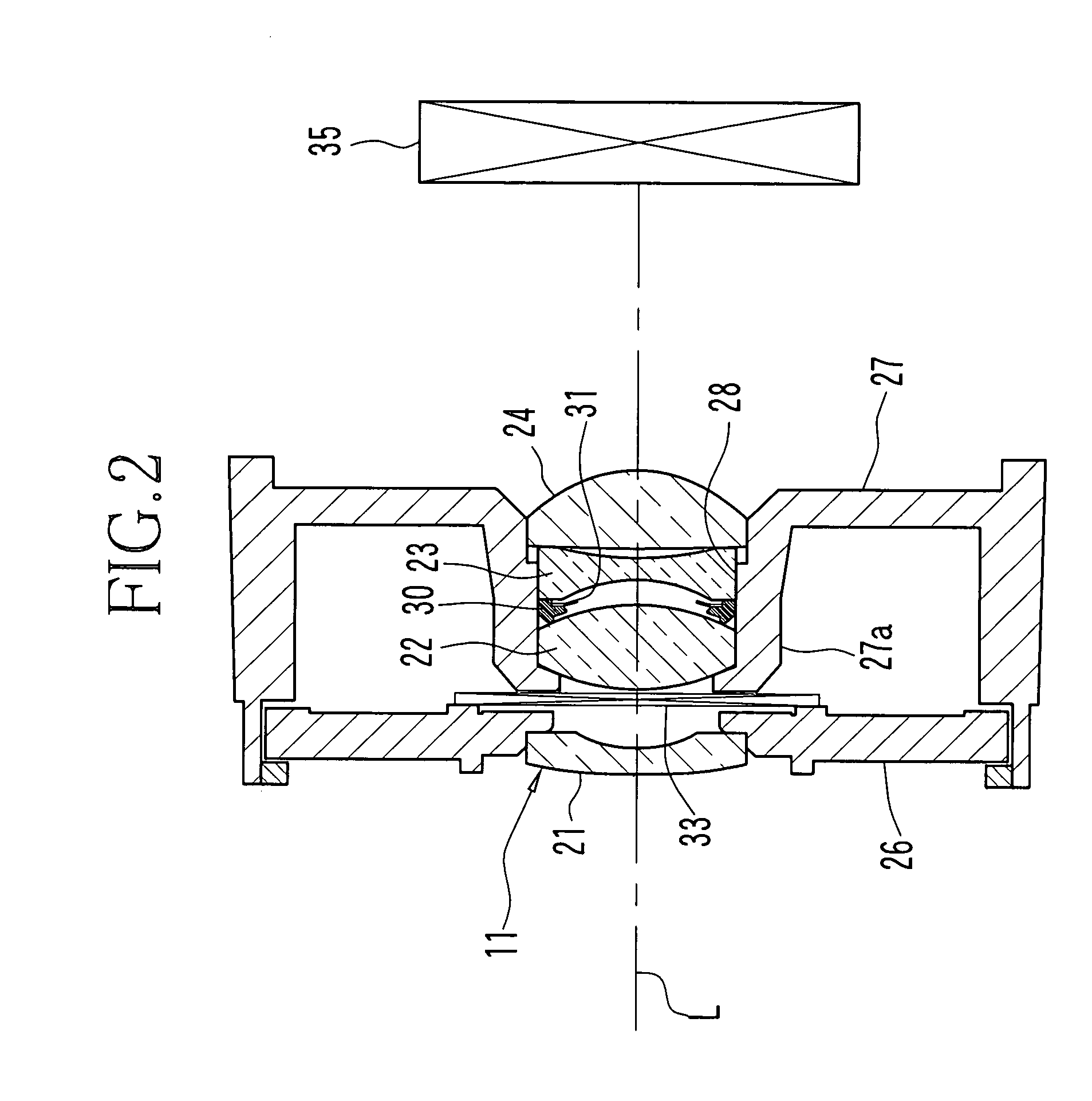 Flare stoppper and taking lens unit