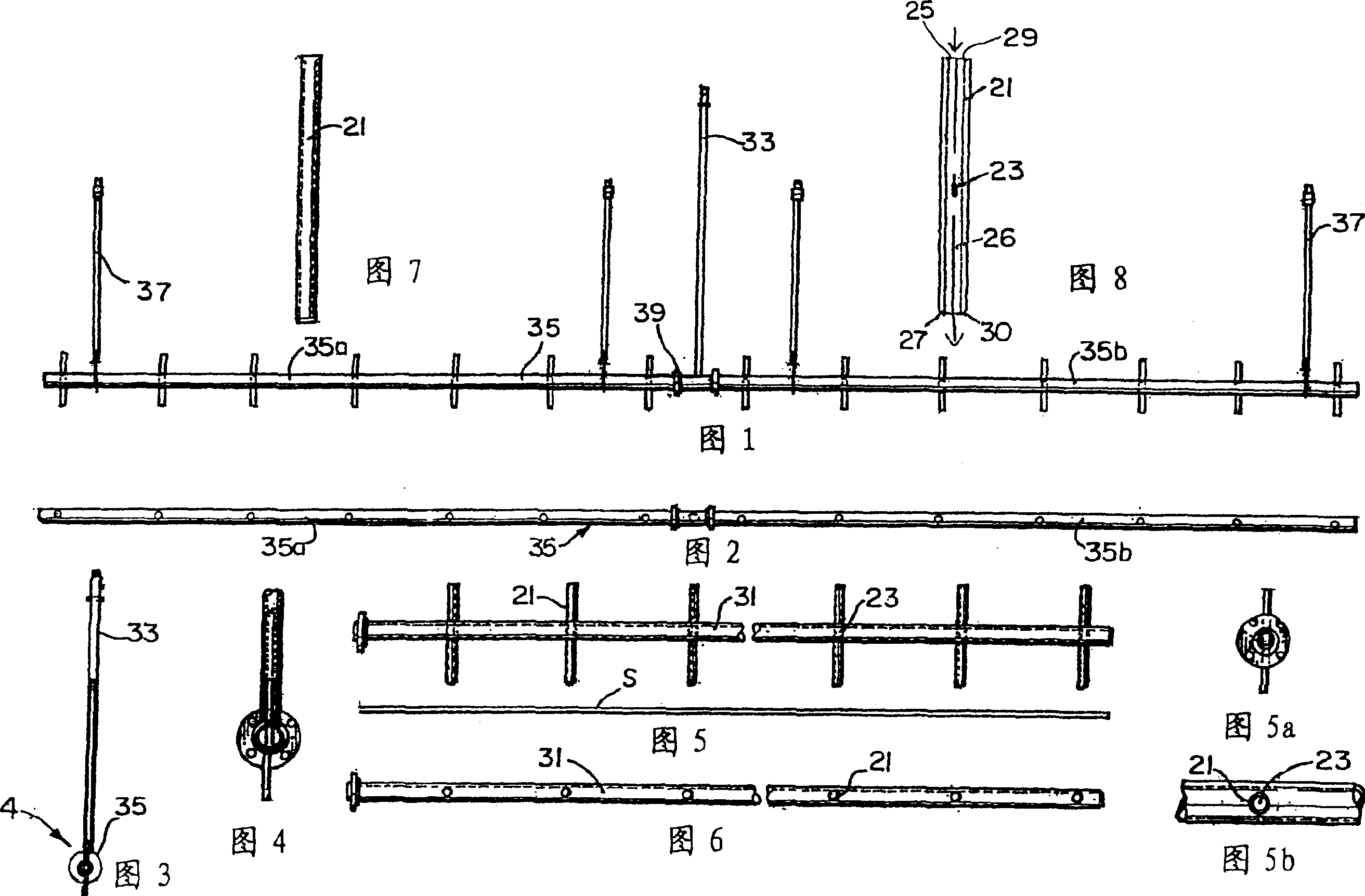 Convective method of heating glass sheets using compressed air in conjunction with heated oven air