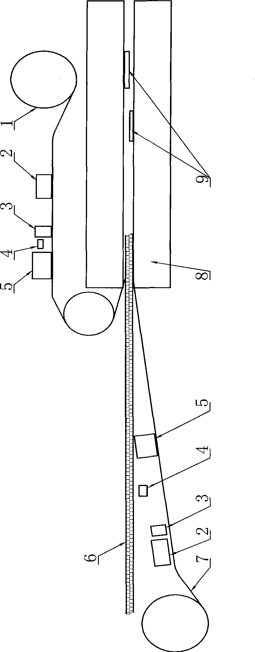 Manufacturing process for metal thermo-insulation sandwich board