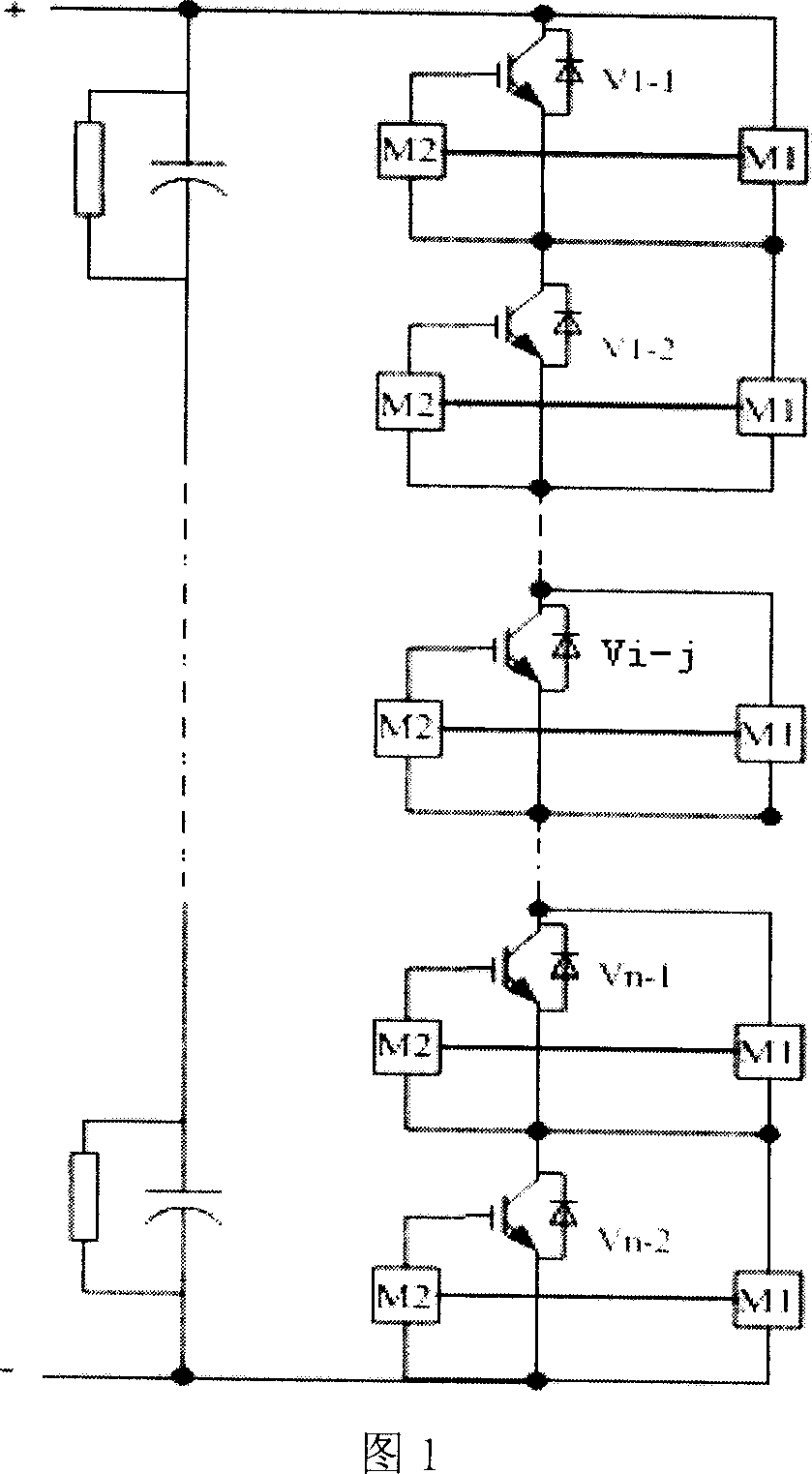 Cascade active voltage-stabilizing controller of power switch