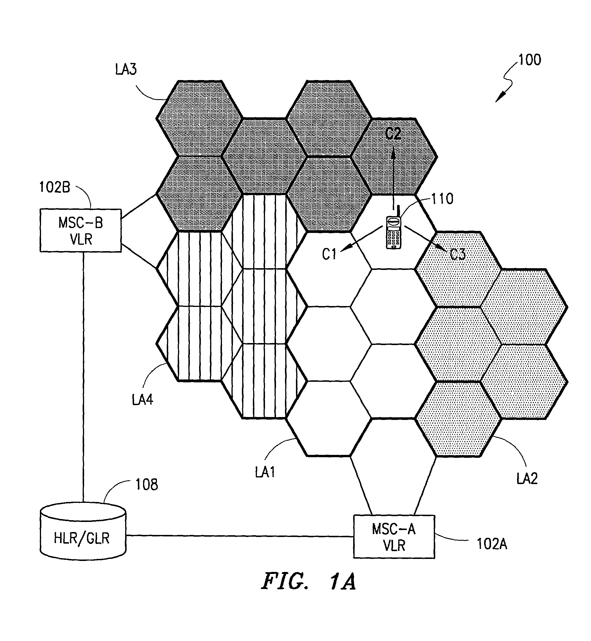 Method and system for primary paging location of mobile terminal